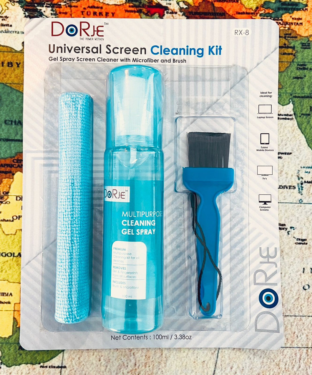 Dorje 3 IN 1 Screen Cleaning Gel Kit for Computers, Laptops, Mobiles, Gaming  (RX-8)