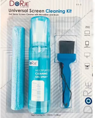 Dorje 3 IN 1 Screen Cleaning Gel Kit for Computers, Laptops, Mobiles, Gaming - Rnaux